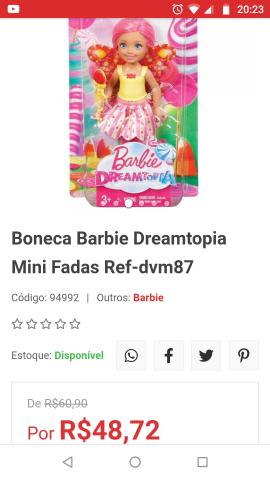 Barbie e fadinha Barbie dreamtopia