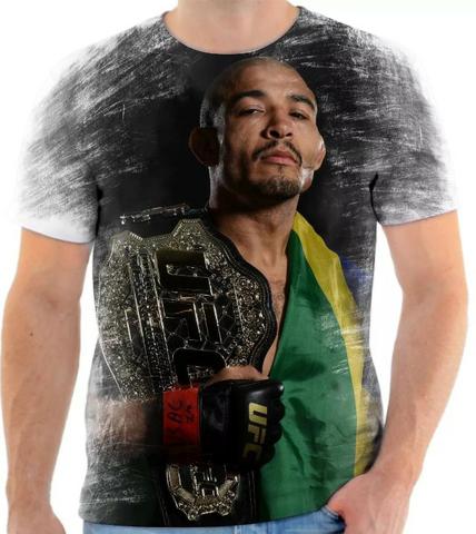 Par de Luva Couro preto Mma Ufc Vale Tudo Boxe Muay Thai Artes -Grátis Camisa J. Aldo - Foto 3