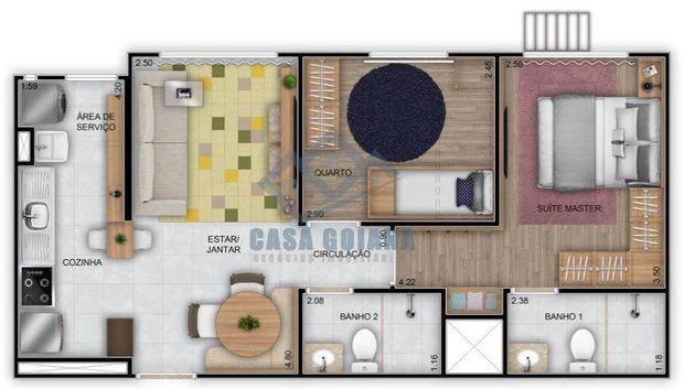 Apartamento à venda no bairro Chácaras da Ge em Goiânia/GO - Foto 8
