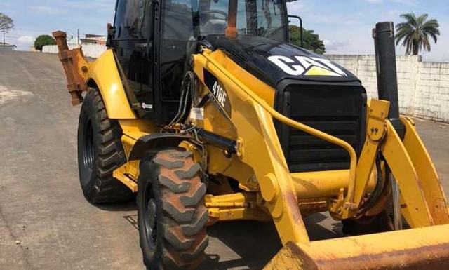 retro escavadeira cat 416e