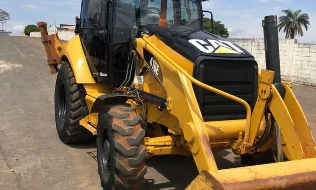 retro escavadeira cat 416e