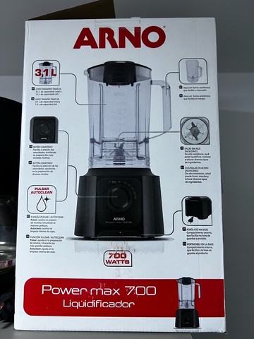 Liquidificador Arno Power 700w de potência, nunca usado e com 1 ano de garantia  - Foto 3