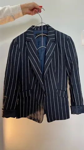 Blazer acinturado linho