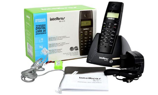Telefone Intelbras Novo TS-40id com identificador