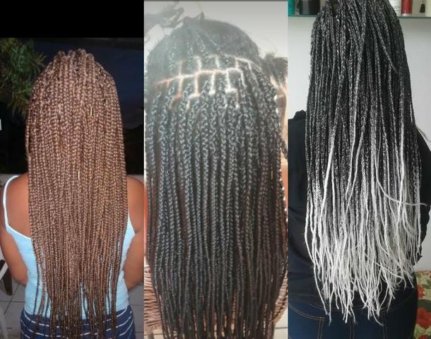 Tranças, dreads, box braids, mega hair etc - Foto 4