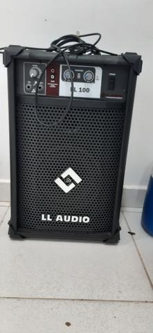 Caixa de som multiuso + cabo auxiliar