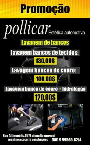 Lavagem de banco e polimento em jeral