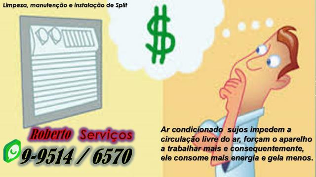 Manutenção, instalação e limpeza de split