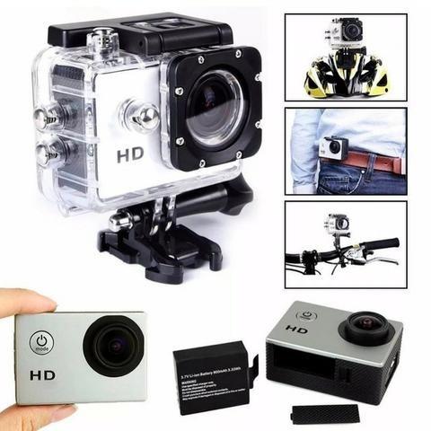 Câmera Esporte 1080p Actioncam + Cartao 32gb + Acessórios - Foto 2