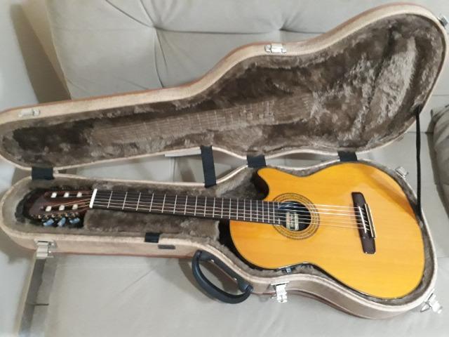 Violão Morris Flat Maciço (com Case) - Relíquia - Foto 3