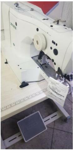 Máquina de costura travete eletrônica multifuncional Zoje 1900DHS-C - Foto 2