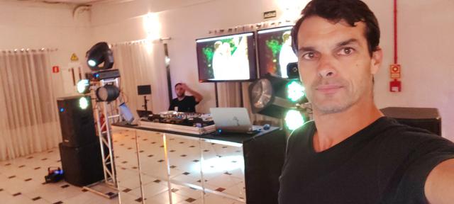 DJ som iluminação
