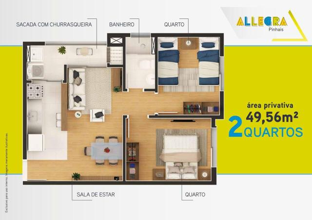 EF/Saia do aluguel Apartamentos 100%Financiado - Foto 2
