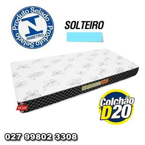 (159.00) colchão d20 solteiro 78 x 188 x 12