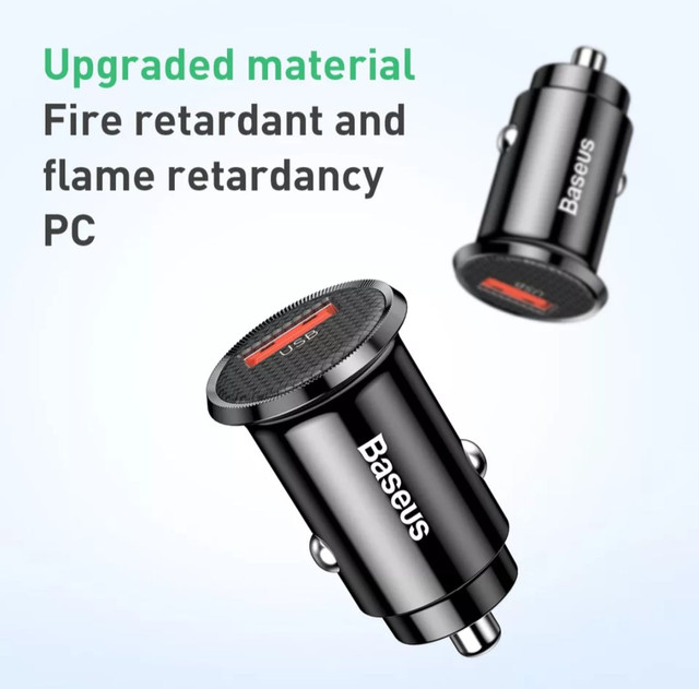 Carregador veicular ultra rápido Baseus turbo Power QC-3.0 O melhor e +rápido - Foto 5