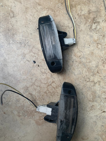Par de luz placa fiat ducato original - Foto 4