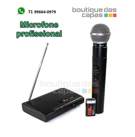 Microfone Sem Fio profissional Uhf Wireless Bivolt Karaokê Pro Kp-910 - Foto 2
