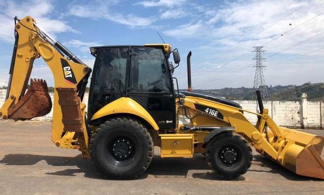 retro escavadeira cat 416e - Foto 4