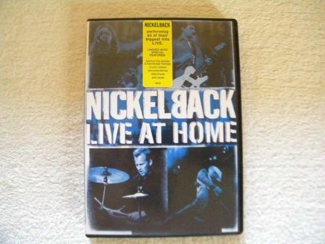  Dvd Nickelback Live at Home Original Impecável.