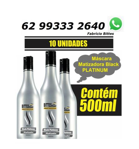 Black Platinum Matizador Bittes Hair 500 ml Cabelos Matizados e Hidratados Acinzentados