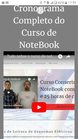 Venha para nosso curso de conserto de Notebook garanta ja seu certificado profissional !!!