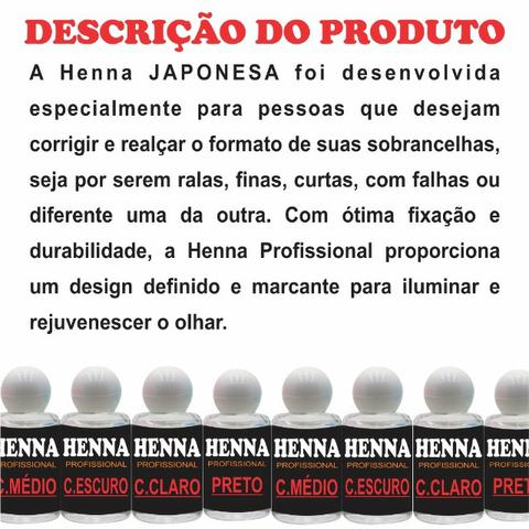 20 Hennas Para Sobrancelha Designer Profissional Alto Poder de Fixação atacado pra revenda - Foto 3