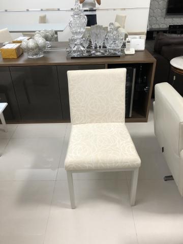 Mesa retangular em laca branca 2m x 1m com 8 cadeiras - Foto 5