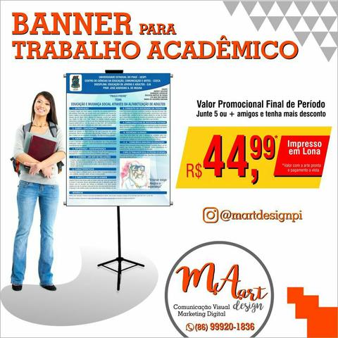 Banner para Trabalho Acadêmico, Faculdade
