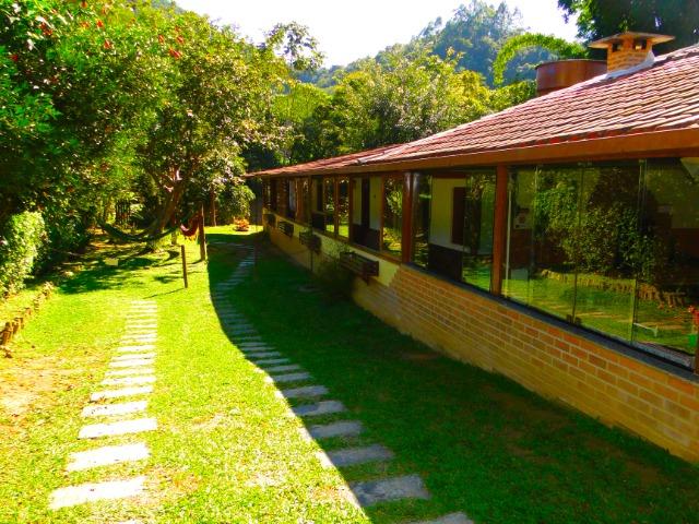 Linda casa em Lumiar com rio nos fundos e a 1km do centro - Foto 17