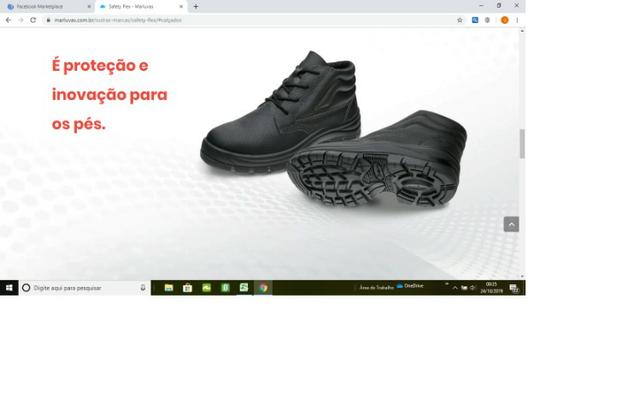 Botinas de segurança e Bota pvc. Observe as descrições - Foto 2