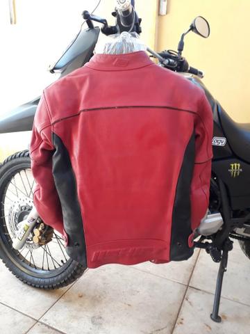 Casaco motociclista feminino com protetores de braço - Foto 2