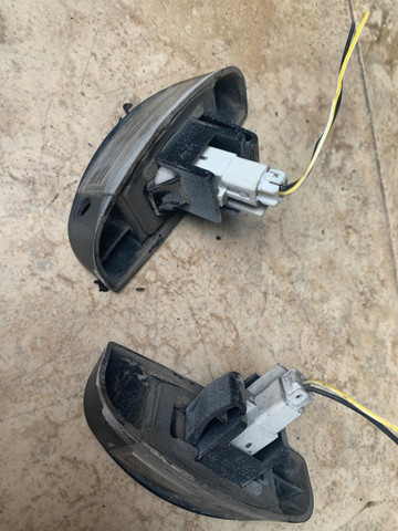 Par de luz placa fiat ducato original