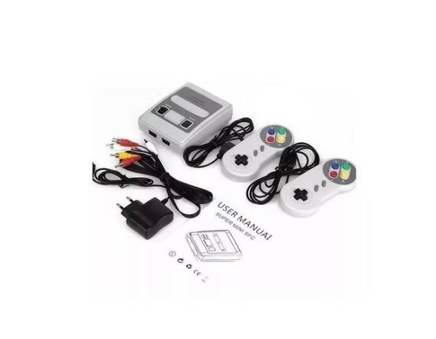 Super Mini Sfc Com 620 Jogos 8-bit E 2 Controles - Foto 3