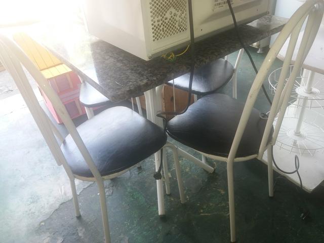 Mesa granito 4 cadeiras(31)34336598 - Foto 2