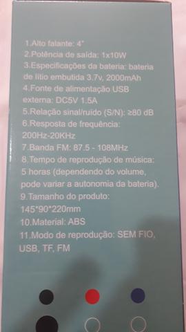 Faca a festa acontecer. Alto falante portátil Inova - Foto 2