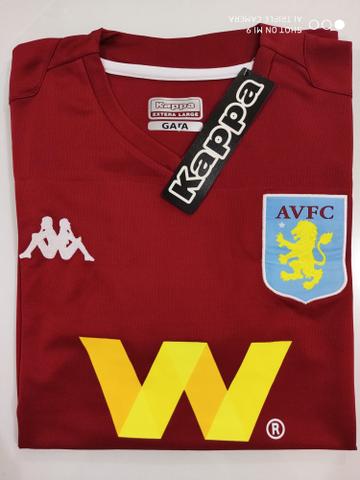 Camisas Aston Villa Home / Third Kappa 19/20 - Tamanho: G - Foto 2