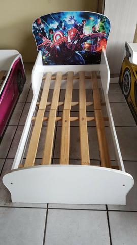 Cama e mini cama infantil NOVO caminha juvenil Frozen e carros princesas - Foto 2