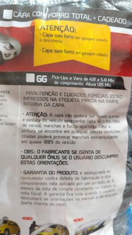 Capa cobrir carro com forro Carrhel
