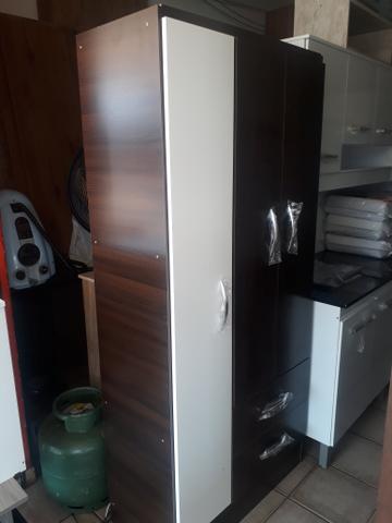 Guarda-roupa 3 portas solteiro novo entrega grátis - Foto 3