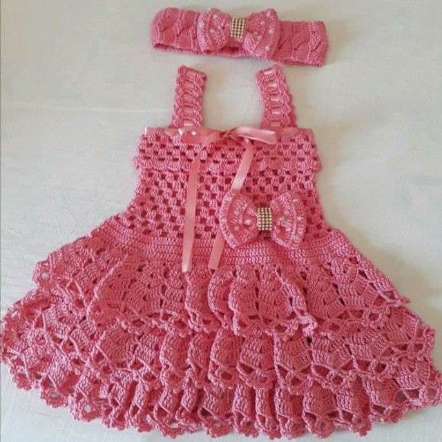 roupa de crochê infantil