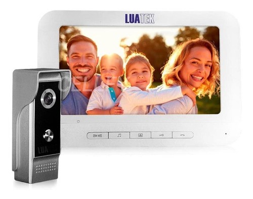 Vídeo Porteiro Eletrônico visão noturna 25 Toques 15V Tela de 7 Polegadas Luatek  - Foto 2