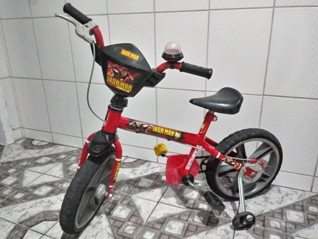 Bicicleta infantil aro 14" , Homem de Ferro. - Foto 3