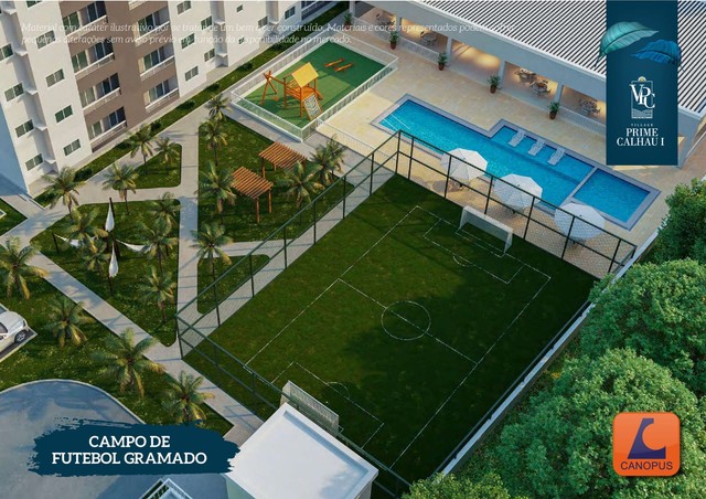 114/Apartamento para venda com 52 metros quadrados com 2 quartos em Alto do Calhau - São L - Foto 2