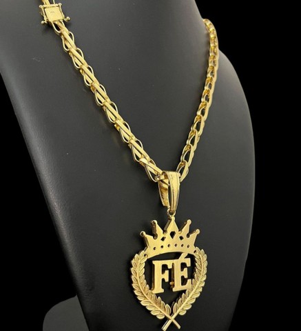 Cordão balão com pingente Banhado a ouro 18k top - Foto 2