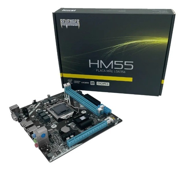 Placa Mãe LGA1156 Ddr3 HM55 Revenger - Foto 2