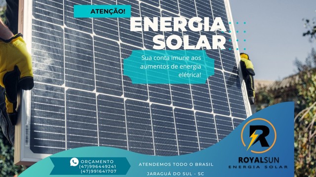 Placa Solar para sua residência 