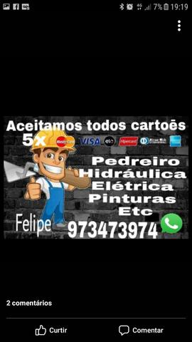 Eletrecista barato. acc Cartao