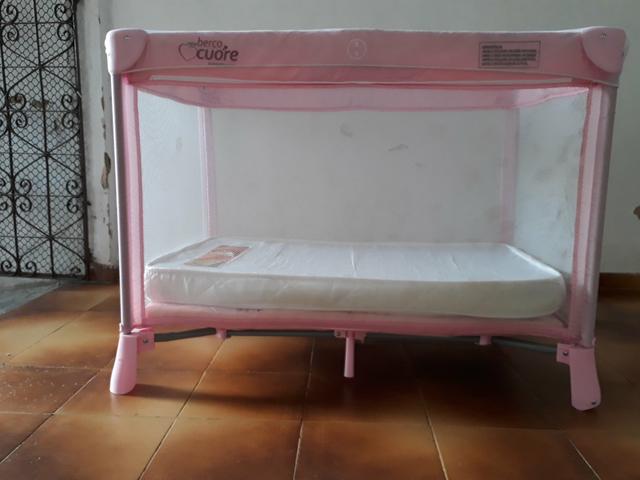 Berço Cercado Cuore burigotto