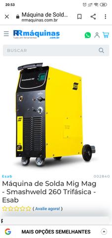 Máquina de solda ESAB Smashweld 260 MIG/Mag - Foto 3