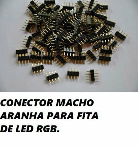 Kit 15x conector aranha para led RGB - Foto 2